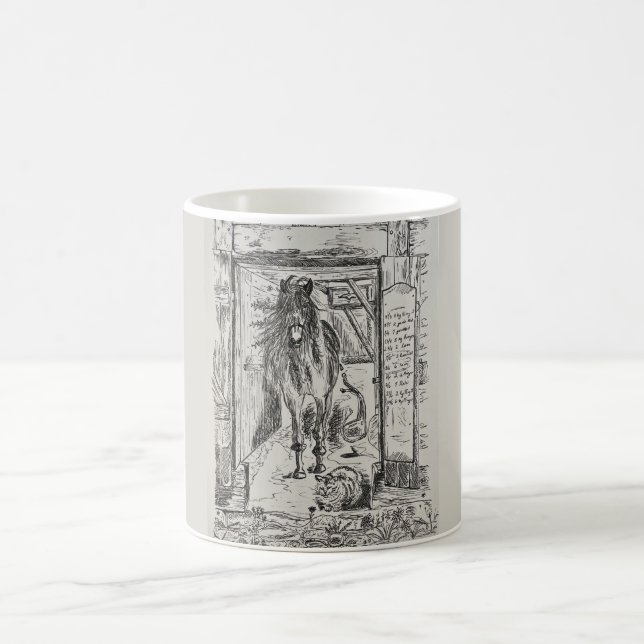 Skönheter och odjuret – Klassisk mugg (Center)