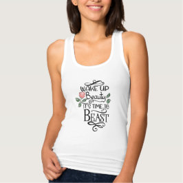 Skönhets-/Beasts-lämplighetskvot T-Shirt Linne Med Racerback