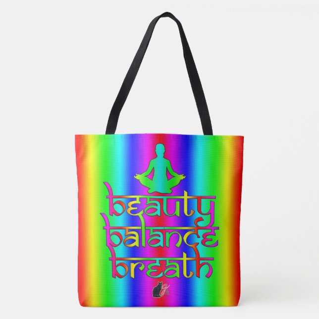 Skönhetsbalans Andetag Totebag Tygkasse (Framsida)