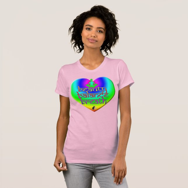 Skönhetsbalansande Andning T Shirt (Hel framsida)