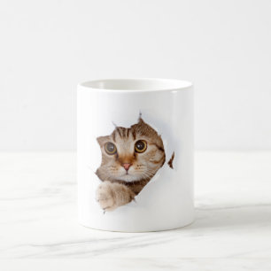 skönhetskatt kaffe mugg - grumpy kattunge