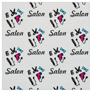 skönhetssalon stil tyg