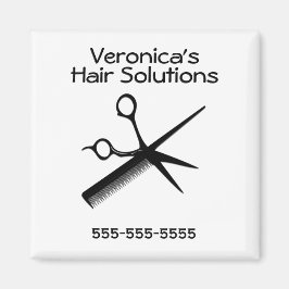 Skönhetssalong Design Företag Magnet