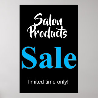 Skönhetssalong Produkter Försäljning Barberare Aff Poster