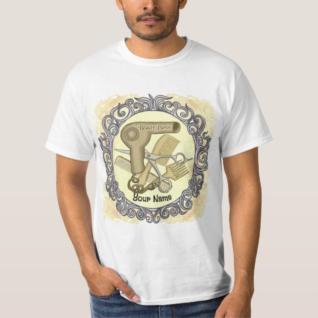 Skönhetssalong Skönhetsspecialist  T-Shirt (Framsida)