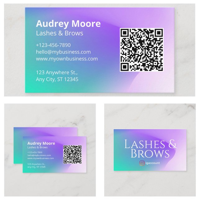 Skönhetssalong Varumärkesmallar Visitkort (Beauty Salon Branding Templates Business Card
)