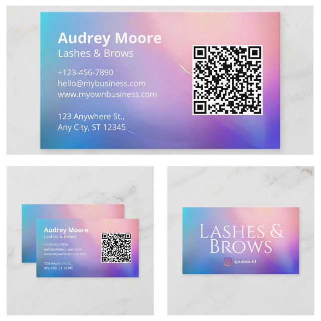 Skönhetssalong Visitkort (Beauty Salon Business Card
)