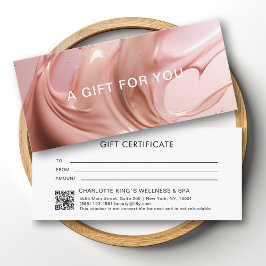 Skönhetssalongen Blush Pink presentkort QR-kod