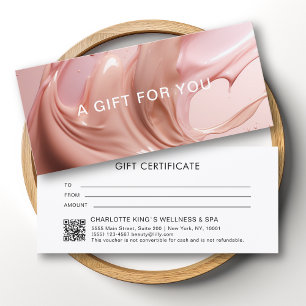 Skönhetssalongen Blush Pink presentkort QR-kod