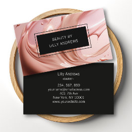 Skönhetssalongen Blush Pink Visitkort
