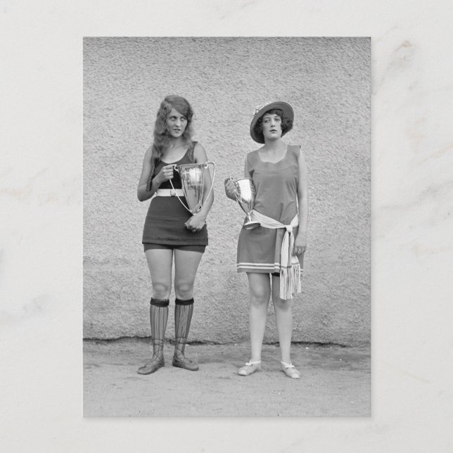 Skönhetstävling 1922 vykort (Framsida)