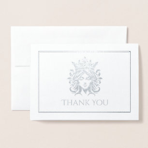 Skönhetstävling Krona Folierat Kort