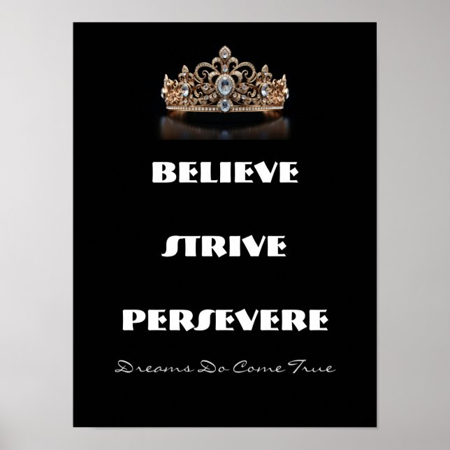 Skönhetstävling Krona Poster (Framsidan)