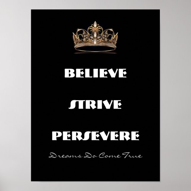 Skönhetstävling Krona Poster (Framsidan)