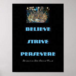 Skönhetstävling Krona Poster