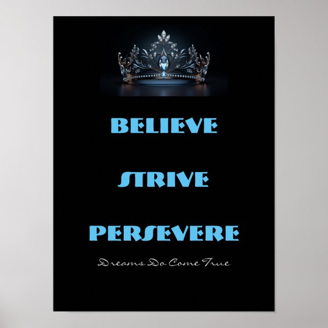 Skönhetstävling Krona Poster (Framsidan)