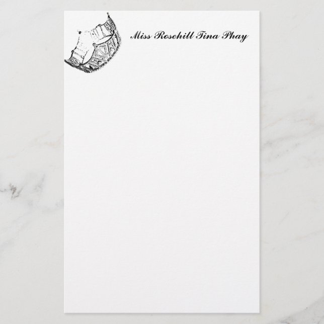 Skönhetstävling Krona Stationery Papper (Framsida)
