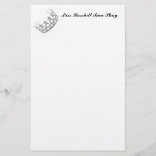 Skönhetstävling Krona Stationery Papper