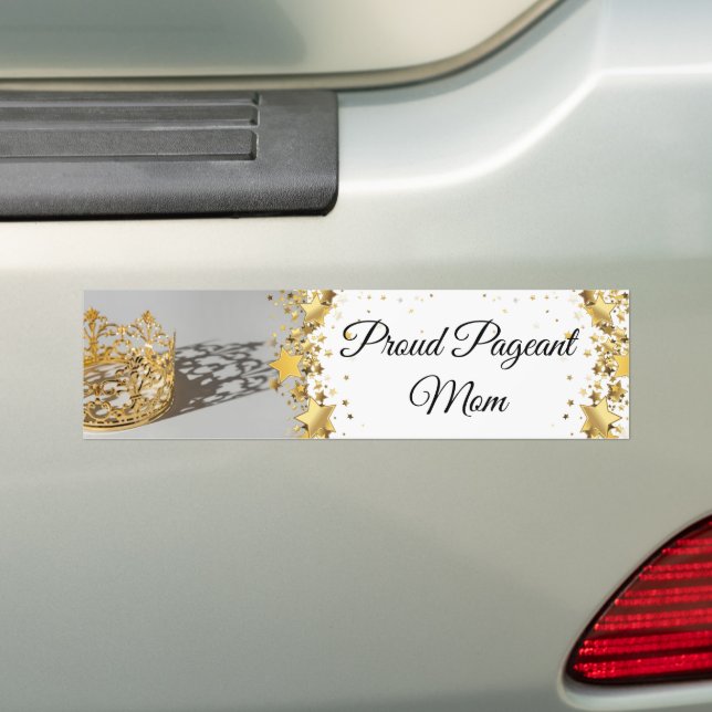 Skönhetstävling Mamma Bumper Sticker Bildekal (På Bil)