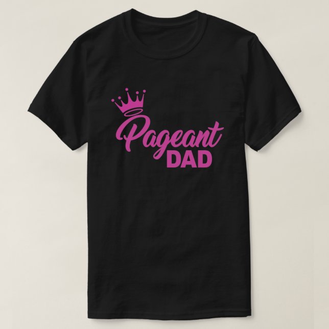 SKÖNHETSTÄVLING PAPPA T-Shirt (Design framsida)