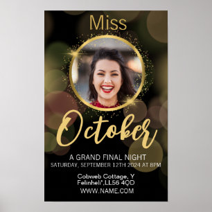 skönhetstävling poster klass inbjudan, arbetsår