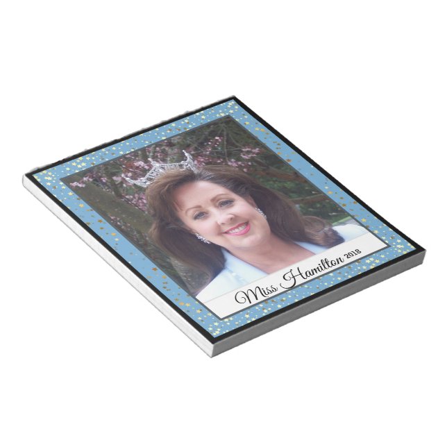 Skönhetstävling Queen Autograph Pad-Stardust Anteckningsblock (Vinklad)