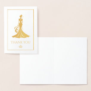 Skönhetstävling Queen Folierat Kort