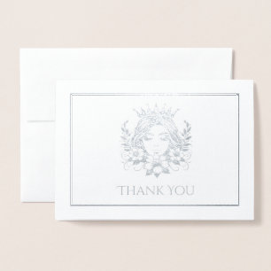 Skönhetstävling Queen Krona Folierat Kort