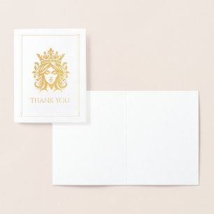 Skönhetstävling Queen Krona Folierat Kort