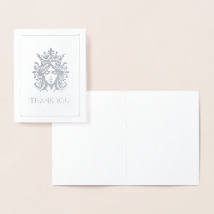 Skönhetstävling Queen Krona Folierat Kort