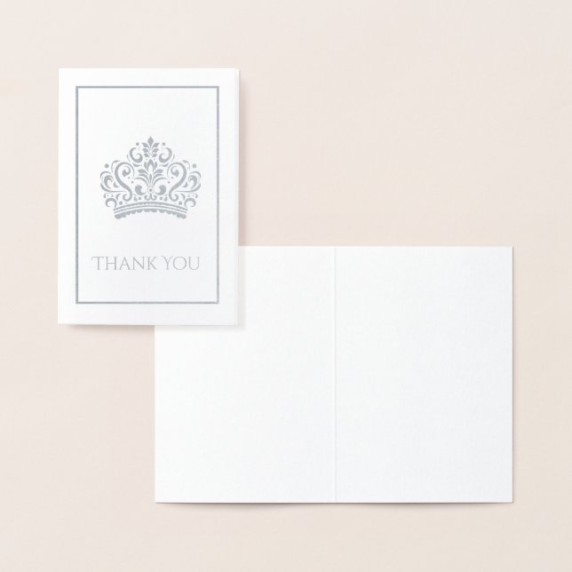 Skönhetstävling Queen Krona Folierat Kort (Display)