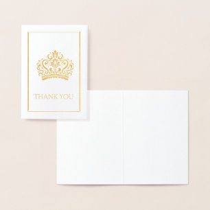 Skönhetstävling Queen Krona Folierat Kort