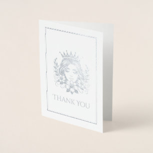 Skönhetstävling Queen Krona Folierat Kort