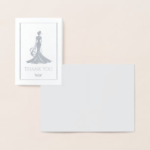 Skönhetstävling Queen Mini Folierat Kort