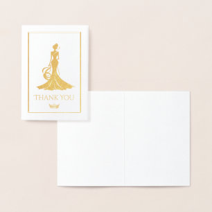 Skönhetstävling Queen Mini Folierat Kort