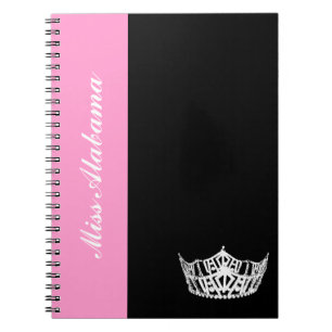 Skönhetstävling Queen Notebook Anteckningsbok Med Spiral