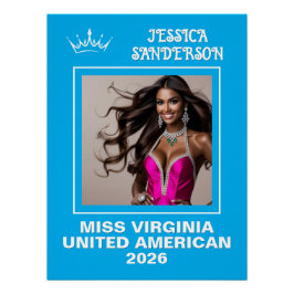 Skönhetstävling tipperhållarpunkt Poster av  Perfect Poster