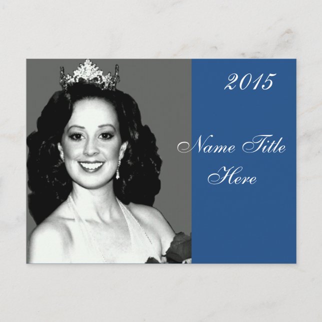 Skönhetstävling - vykort (Framsida)