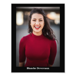 Skönhetstävlingar med modellering 8,5 x 11 fotogen fototryck