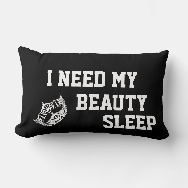 Skönhetstävlingkronan kudder lumbarkudde (Framsida)