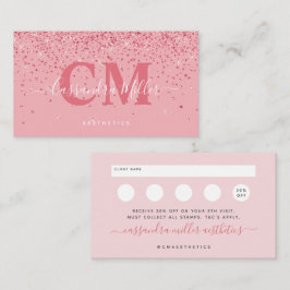 Skönhetstjänster Pink Professional Loyalty & Visitkort
