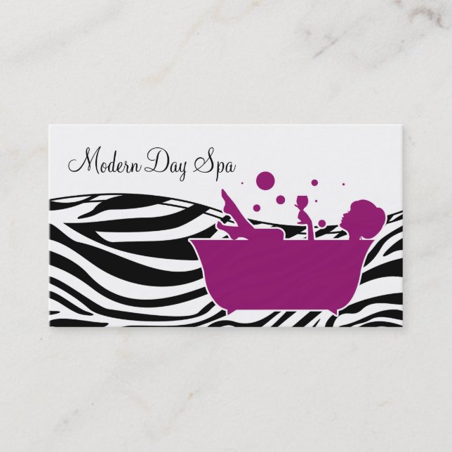 Skönhetvisitkortar Visitkort (Framsida)