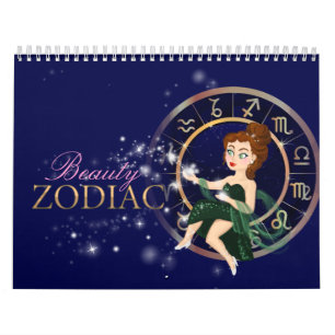 Skönhetzodiac undertecknar positiva inslag som kalender