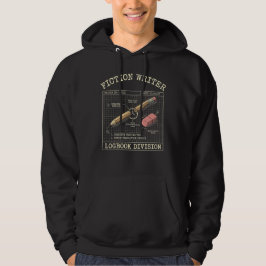 Skönlitterär Författares Loggbok Avdelning Lastran Hoodie