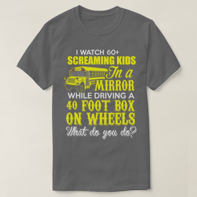 SKOOL BUSS DRIVER 12 T SHIRT (Design framsida)