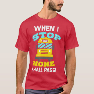 SKOOL BUSS-DRIVRUTINEN T SHIRT