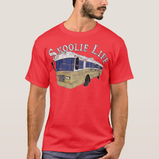 Skoolie Life Buss Conversion Nomad Lifestyle Vinta T Shirt