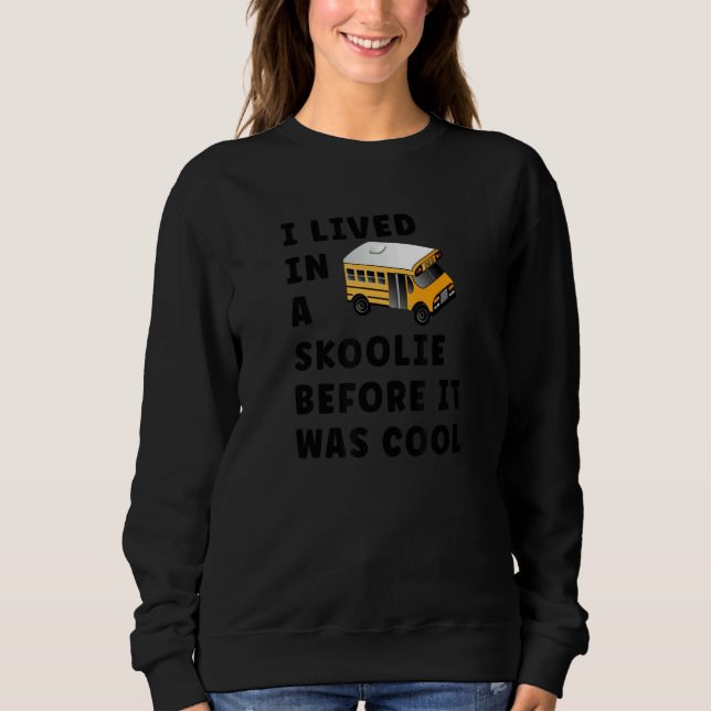Skoolie Schoolie Vanlife Nomad T Shirt (Framsida)