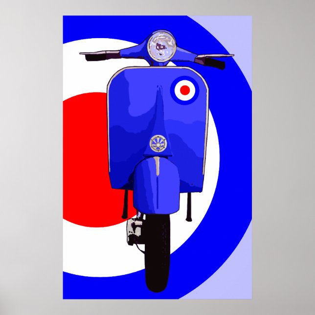 Skooter Art 3 - stor utskrift Poster (Framsidan)
