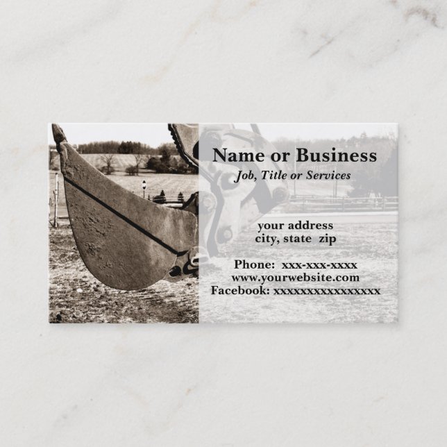 skop för bakfots visitkort (Framsida)